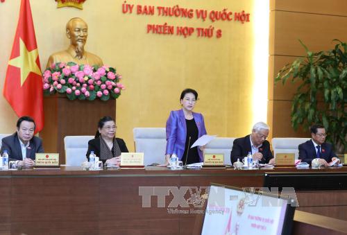 Bế mạc Phiên họp thứ 8, Ủy ban thường vụ Quốc hội 
